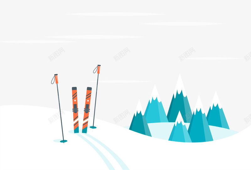 二十四节气小雪滑雪元素png免抠素材_88icon https://88icon.com 二十四节气 小雪 树木 滑雪工具 滑雪板 积雪 雪地
