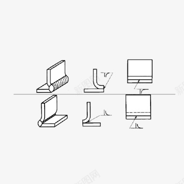 检查符号标记焊接符号图标图标