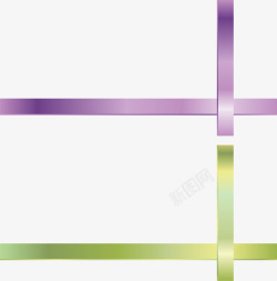 紫色简约横幅边框纹理素材