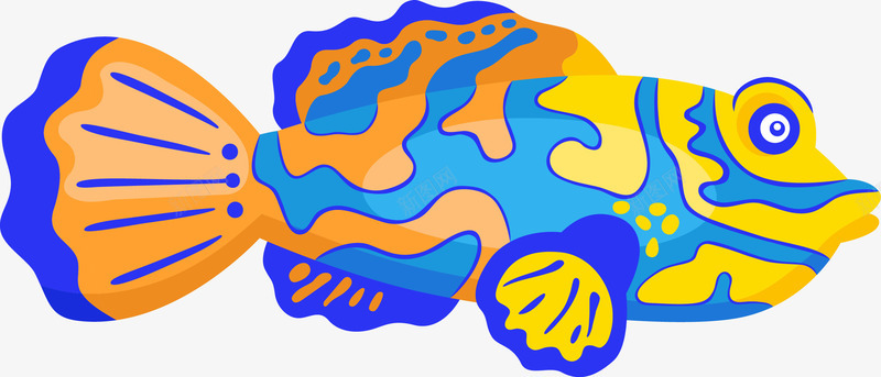 彩色海洋生物小鱼图png免抠素材_88icon https://88icon.com 卡通鱼 水 水产品 水货 海产品 海洋生物 海鲜 矢量鱼 金鱼 鱼 鲤鱼