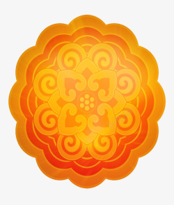 红橙图案素材