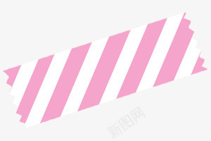 粉色竖条纹彩色边条纸图标图标