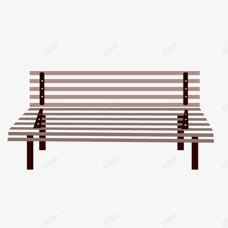 棕色条纹公园椅子矢量图ai免抠素材_88icon https://88icon.com 公园 条纹 棕色 椅子 矢量图