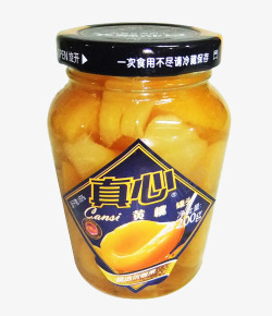 黄桃罐头素材