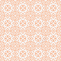 橙色花纹底纹背景素材