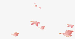 椋炵繑飞翔的大雁矢量图高清图片