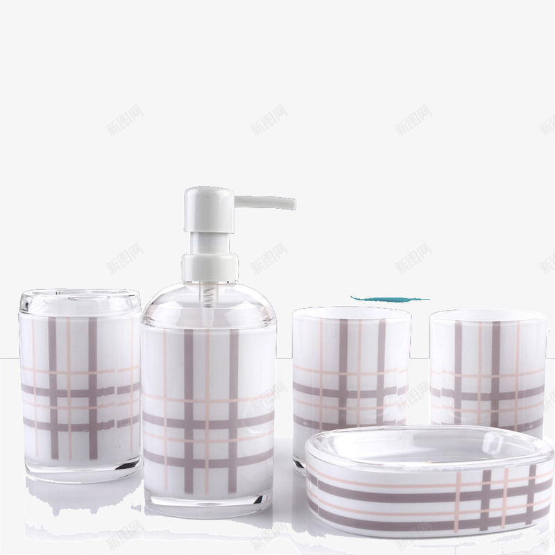 卫浴套装五件套漱口杯牙缸套装png免抠素材_88icon https://88icon.com 亚克力五卫浴件套 新婚礼物卫浴件套 条纹典雅卫浴五件套 欧式洗漱套件