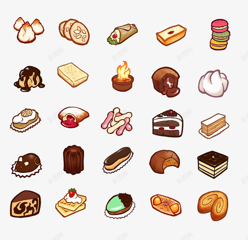各种蛋糕甜点psd免抠素材_88icon https://88icon.com 卡通版 卡通蛋糕 甜点 蛋糕 蛋糕甜点