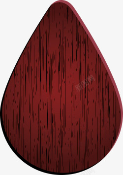 雨滴红橡木质材料矢量图素材