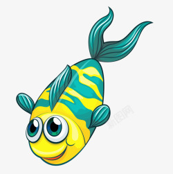 鱼须彩色条纹鱼高清图片