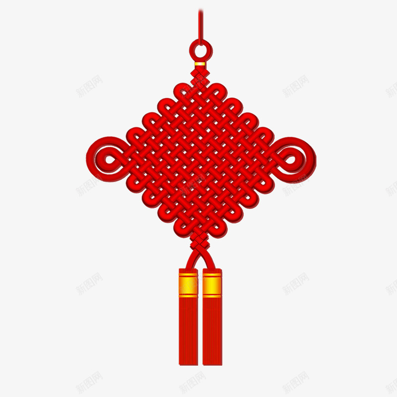 喜庆中国风中国结图png免抠素材_88icon https://88icon.com 中国结 中国风 免抠图 喜庆 新年小物 福字 红色 过年小物