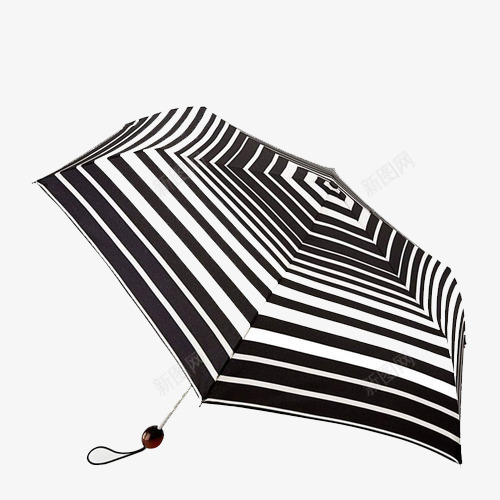 黑白条纹雨伞png免抠素材_88icon https://88icon.com 晴雨两用 有规则 纯色 黑白条纹