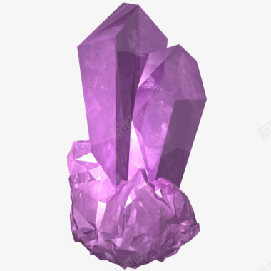 紫水晶crystalicons图标图标