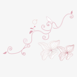 潮流手绘线条素材
