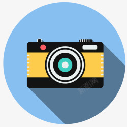 相机摄影设备相机标矢量图图标高清图片
