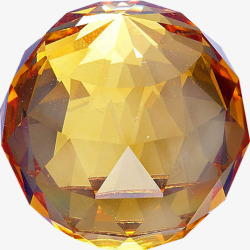橙色水晶宝石素材