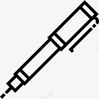 塑钢材料笔图标图标