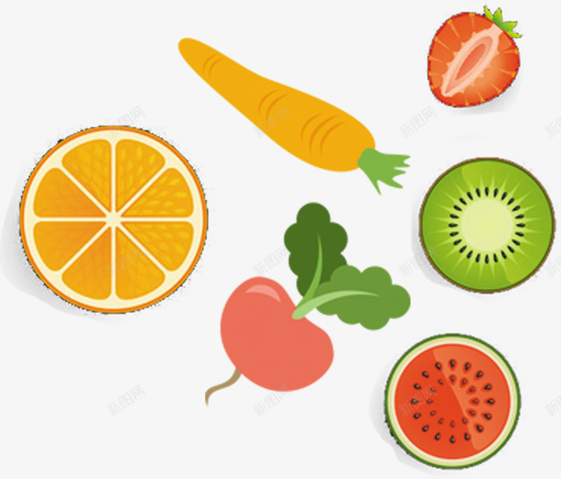 散落的各种切片水果png免抠素材_88icon https://88icon.com 各种切片水果 各种水果 散落的水果 新鲜水果 水果 热带水果