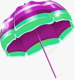 紫色条纹左倾遮阳伞素材