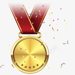 小彩旗的金牌素材