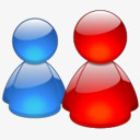 多个用户水晶系统桌面网页图标透明用户图标图标