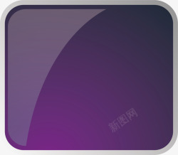 紫色水晶表格框素材