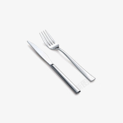 餐刀叉瑞士路卡酷304不锈钢西餐餐具高清图片
