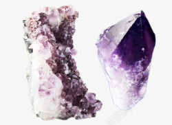 紫水晶晶块素材
