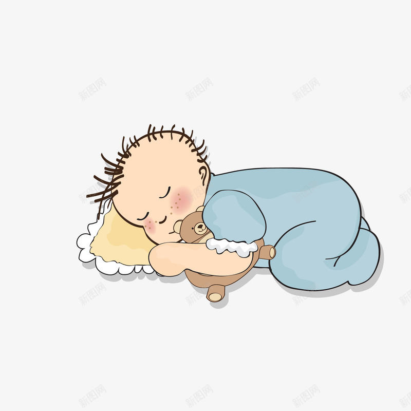 睡着了的小孩png免抠素材_88icon https://88icon.com 小朋友 睡觉 趴着的小孩