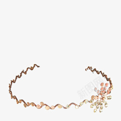 黄水晶花发卡png免抠素材_88icon https://88icon.com 产品实物