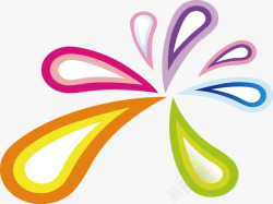 钢笔画的花瓣各种颜色的花瓣高清图片