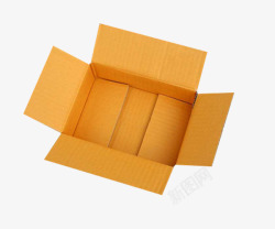抽奖箱展开图黄色的纸盒展开图高清图片