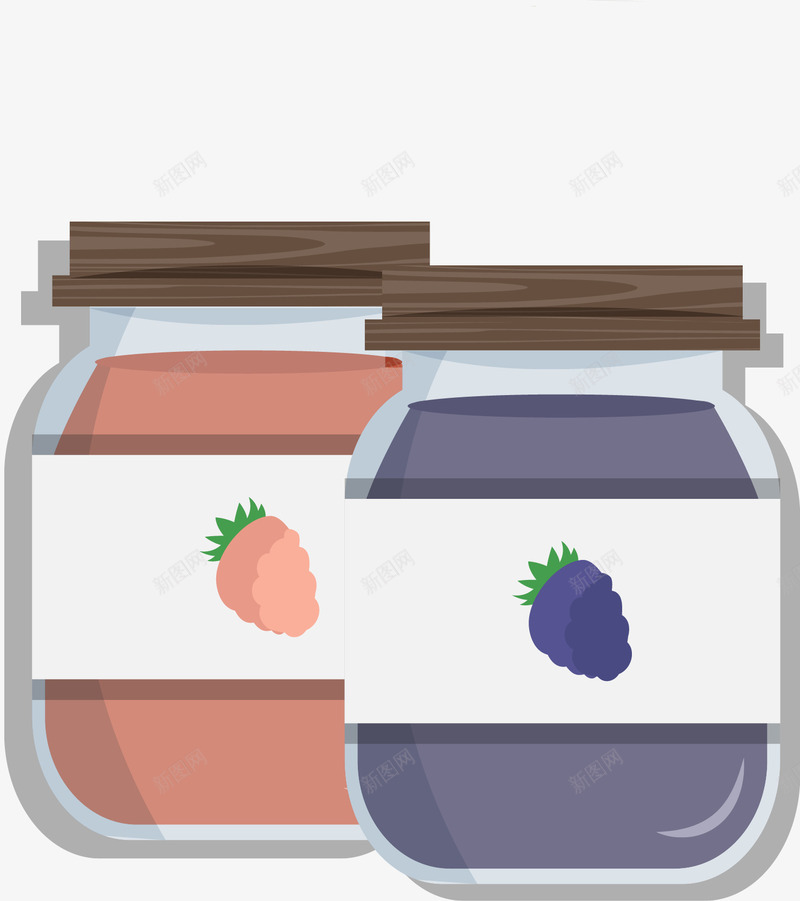 创意婴儿用品png免抠素材_88icon https://88icon.com 免费下载 创意婴儿用品矢量素材 婴儿用品 婴儿食品 木纹 果酱 草莓果酱 蓝莓果酱