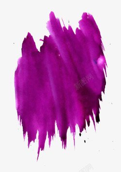 紫色中国风泼墨水彩背景素材