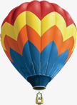 春天彩色条纹氢气球装饰素材