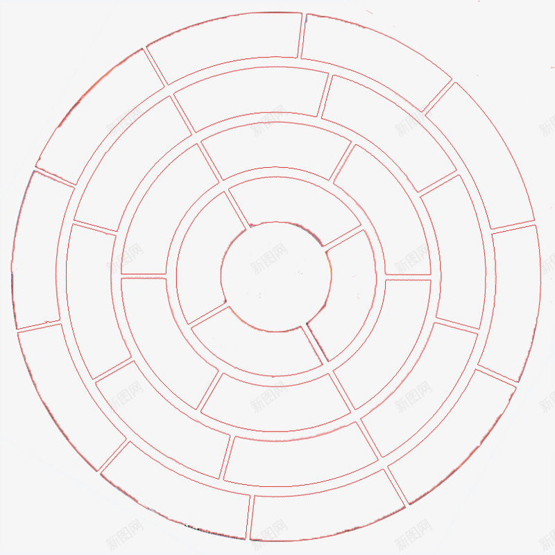 手绘红色圆环png免抠素材_88icon https://88icon.com png图形 png装饰 圆环 手绘 红色 装饰