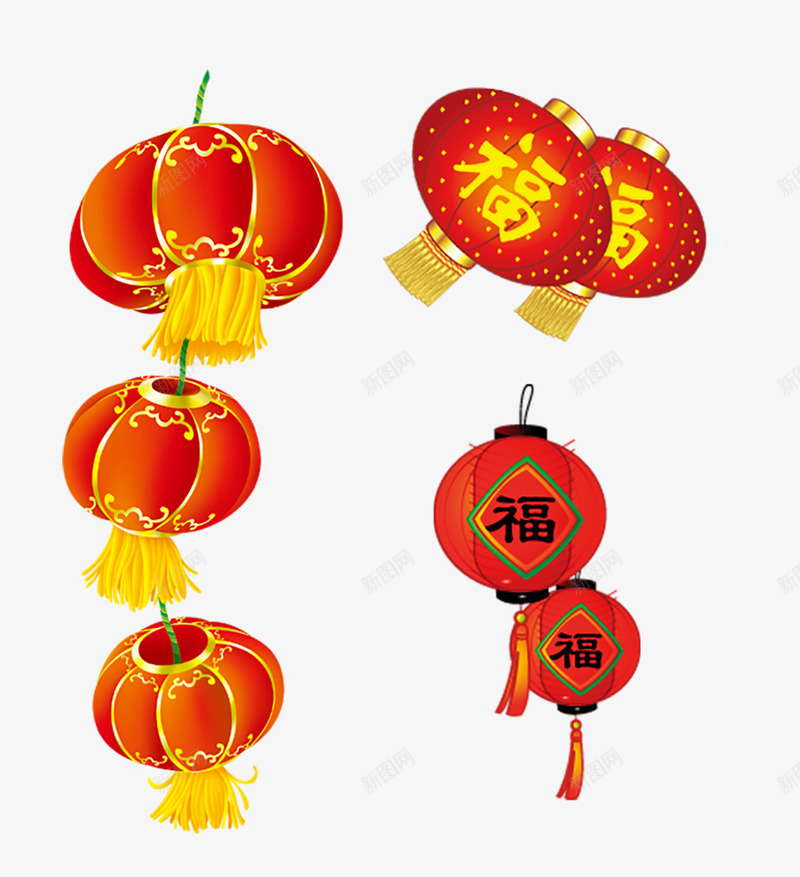 中国h红png免抠素材_88icon https://88icon.com 中国风 传统 元宵 过年