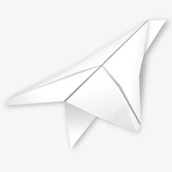 折叠纸飞机水晶项目素材