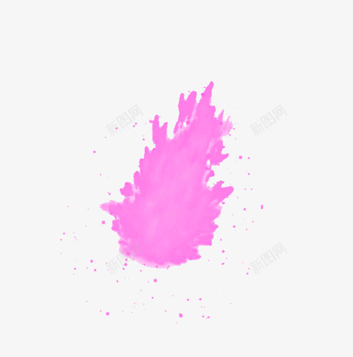 粉色泼墨png免抠素材_88icon https://88icon.com 油墨 粉色 绘画 艺术 装饰