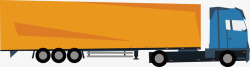 创意卡车货运图素材