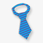 配饰可爱元素蓝色条纹领带素材