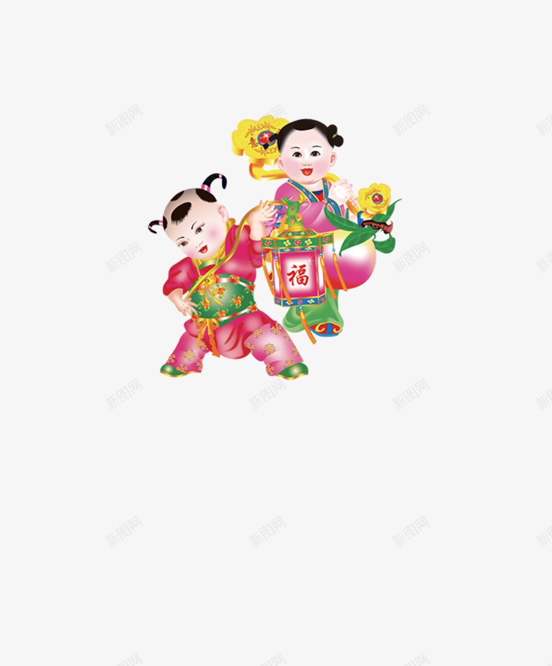 送财童子png免抠素材_88icon https://88icon.com 新年 过年 送财