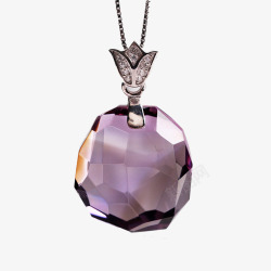 裴迪亚天然紫水晶圆形款素材