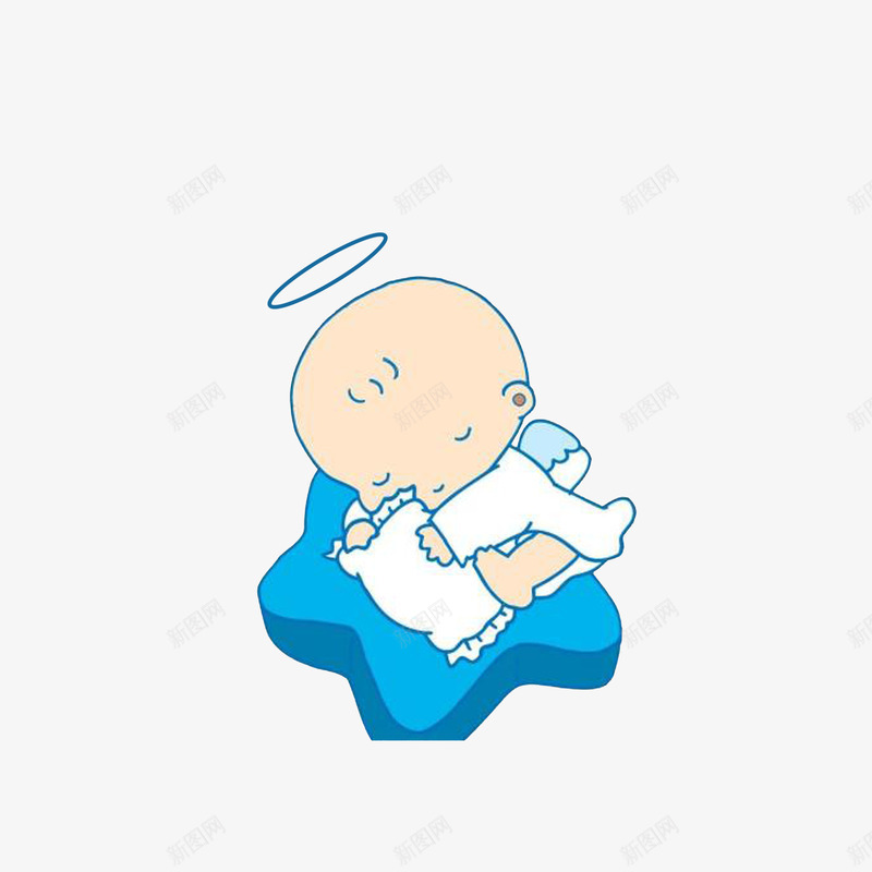 卡通抱着枕头睡觉的小天使png免抠素材_88icon https://88icon.com 抱着枕头 抱着枕头睡觉 睡觉的小天使 躺星星上睡觉 躺着的小孩