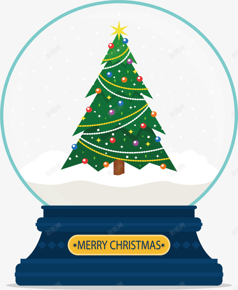 精美圣诞树水晶球png免抠素材_88icon https://88icon.com 圣诞树 圣诞水晶球 圣诞节 水晶球 矢量png 精美圣诞树