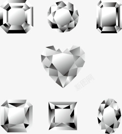 水晶钻石矢量图素材