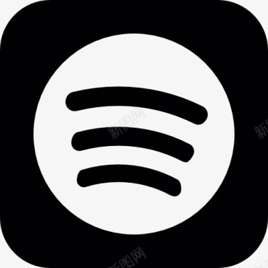 消息按钮Spotify标志按钮图标图标