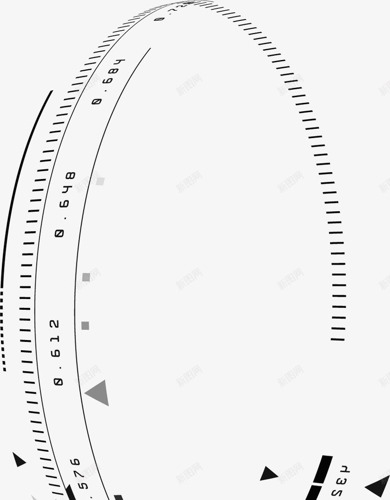 黑色创意圆环png免抠素材_88icon https://88icon.com 创意圆环设计 黑白线条 黑色