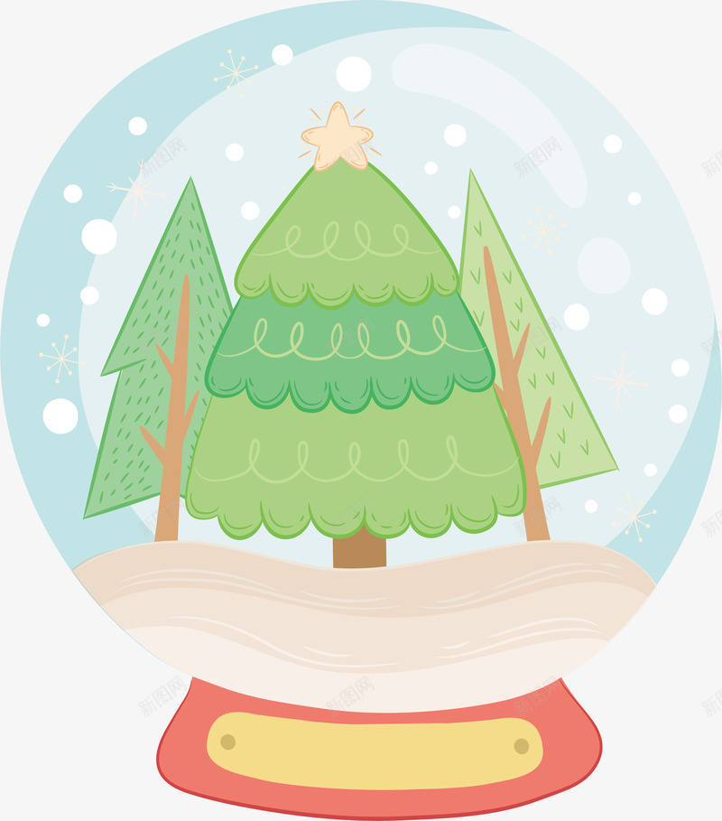 可爱圣诞树水晶球png免抠素材_88icon https://88icon.com 可爱水晶球 圣诞树 圣诞水晶球 圣诞节 水晶球 矢量png