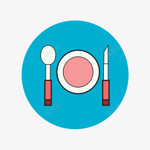 卡通食品厨房餐厅标志png免抠素材_88icon https://88icon.com 创意 卡通 厨房 吃 晚餐 生活烹饪 蓝色 食品 食品厨房餐厅标志设计 餐厅